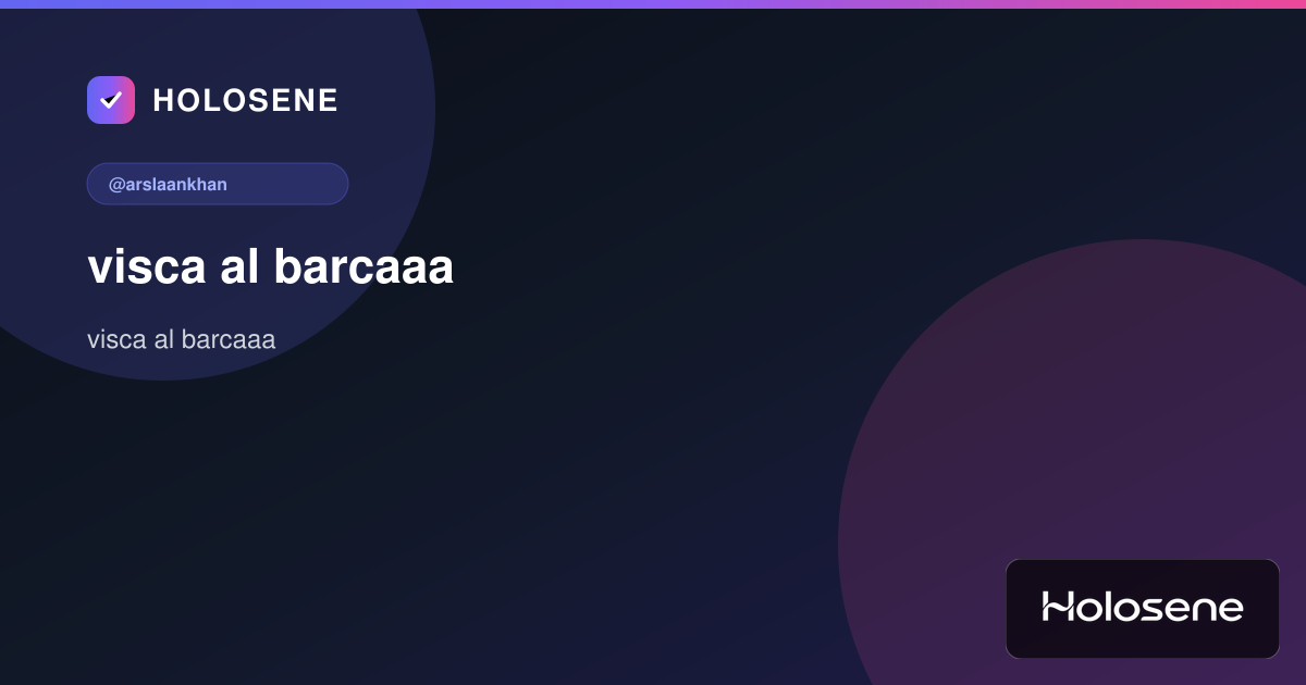 visca al barcaaa